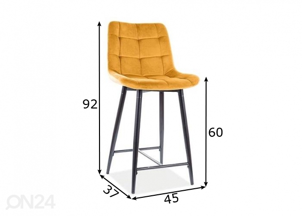 Барный стул, карри размеры