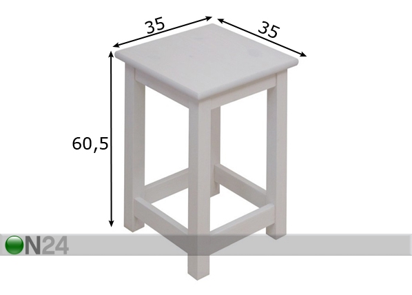 Барный стул / табурет h60,5 cm размеры