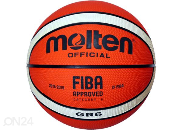 Баскетбольный мяч b7g2000 разина Molten оранжевый / слоновая кость