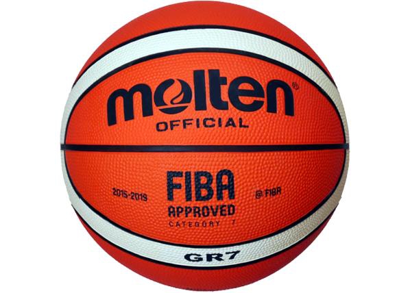 Баскетбольный мяч Gr7 резина Molten