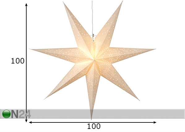 Белая звезда Sensy 100 см размеры