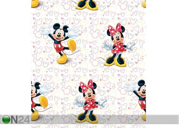 Бумажные обои Mickey & Minnie 22, 53x1000 cm