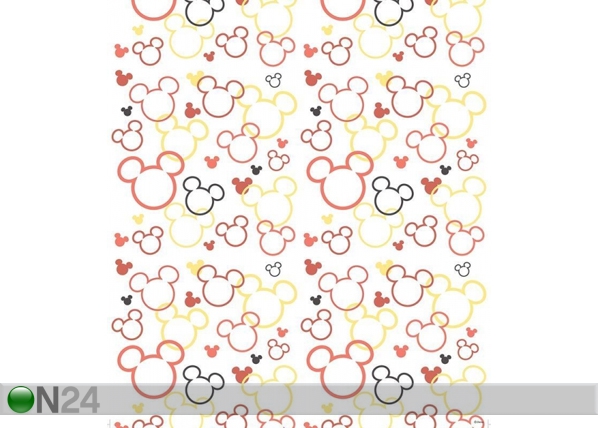 Бумажные обои Mickey & Minnie pattern 53x1000 cm