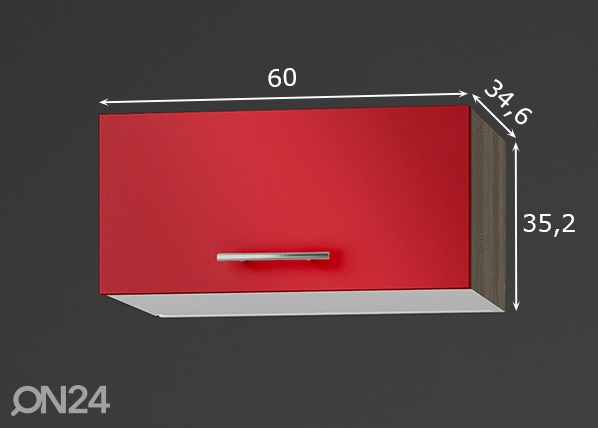 Верхний кухонный шкаф Imola 60 cm размеры