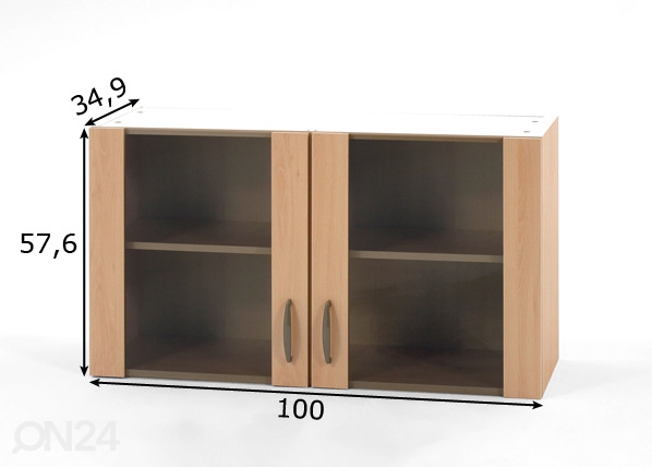 Верхний кухонный шкаф Klassik размеры