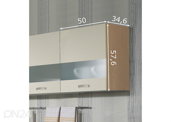 Верхний кухонный шкаф Klassik 60 размеры