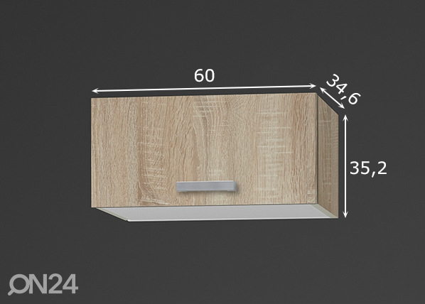 Верхний кухонный шкаф Neapel 60 cm размеры