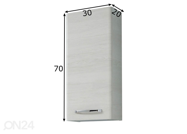 Верхний шкаф в ванную 936 размеры