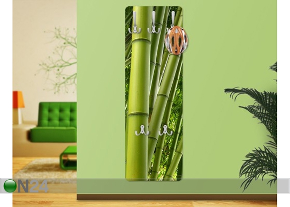 Вешалка настенная Bamboo Trees 139x46 cm