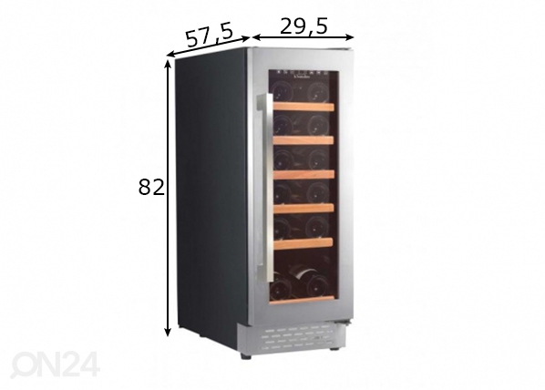 Винный холодильник La Sommeliere размеры