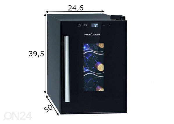 Винный холодильник ProfiCook размеры