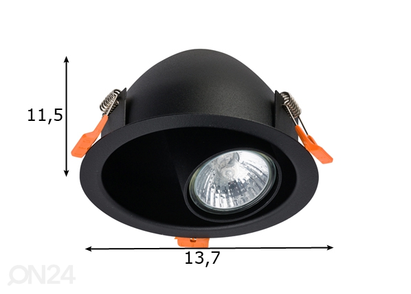 Встраиваемый LED светильник размеры