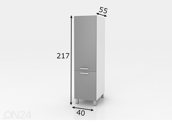 Высокий кухонный шкаф 40 cm размеры