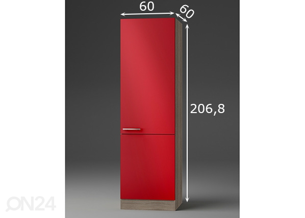 Высокий кухонный шкаф Imola 60 cm размеры