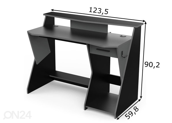 Геймерский стол / компьютерный стол Skin размеры