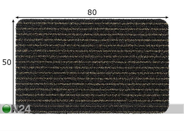 Дверной коврик Dimension Stripe 50x80 см размеры