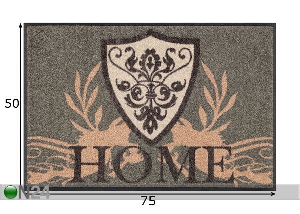 Дверной коврик Royal Home 50x75 см размеры