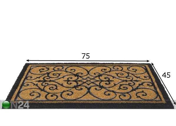 Дверной коврик Ruco Design 45x75cм размеры