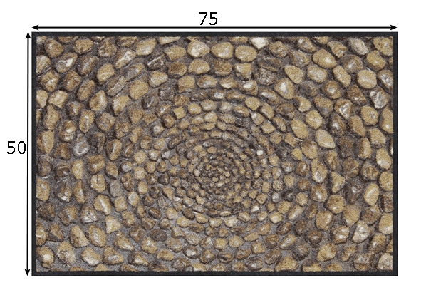 Дверной коврик Stone Ring 50x75 см
