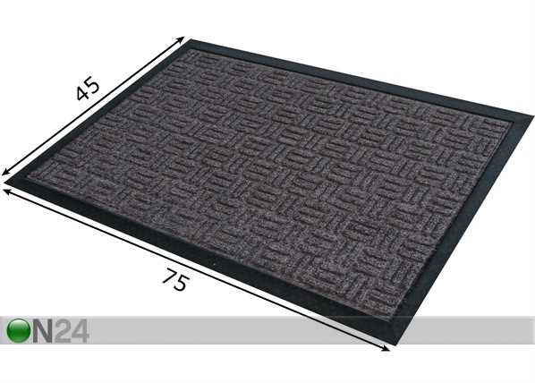 Дверной коврик Texture 45x75 см размеры