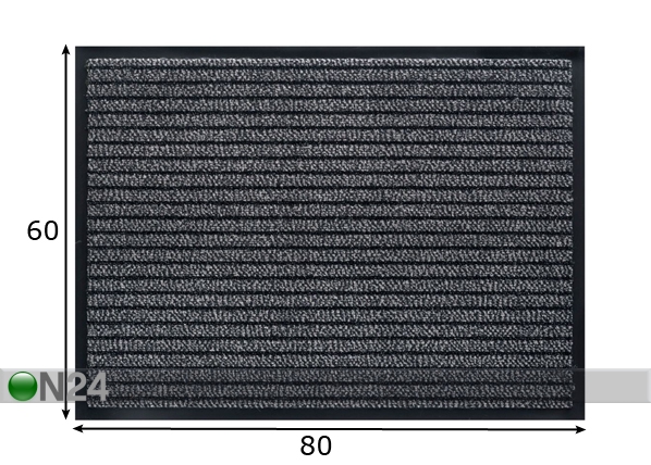 Дверной мат Focus 60x80cm размеры