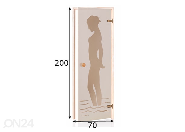 Дверь для сауны TLD 70x200 cm размеры