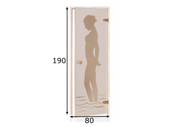 Дверь для сауны TLD 80x190 cm размеры