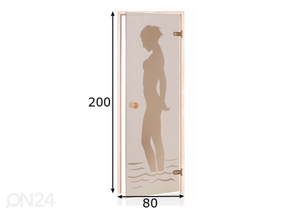 Дверь для сауны TLD 80x200 cm размеры