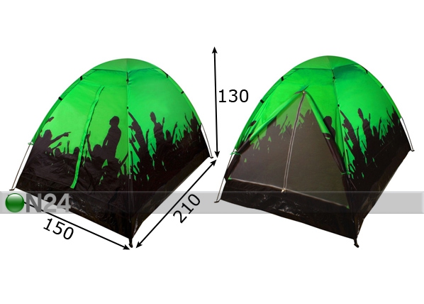 Двухместная палатка Festival размеры