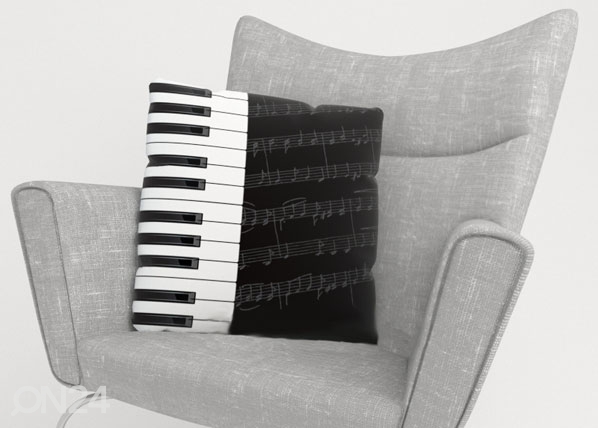 Декоративная наволочка Piano Keys 40x40 cm