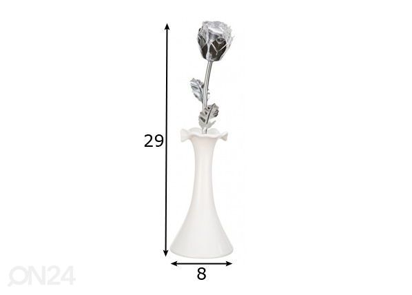 Декоративная настольная лампа Fiorina II Rose размеры