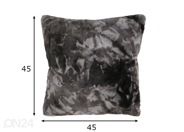 Декоративная подушка Rumba Grey 48x48 см размеры