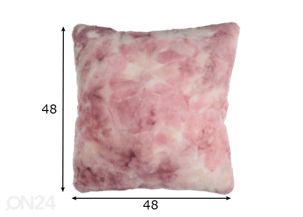 Декоративная подушка Rumba Pink 48x48 см размеры