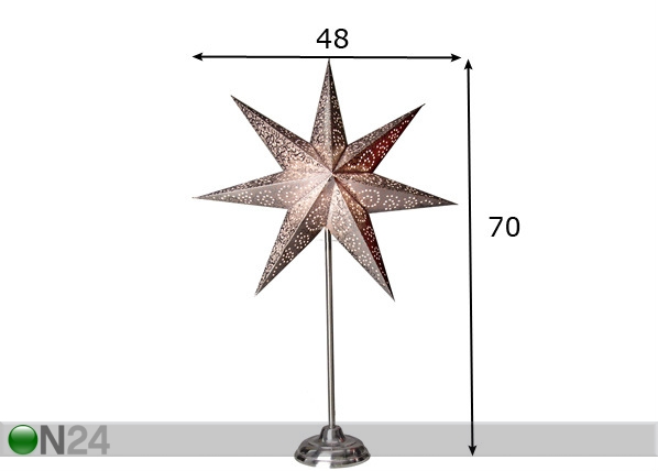 Декоративный светильник Antique Star 70cm размеры
