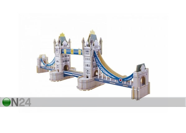 Деревянная 3D-головоломка Tower мост