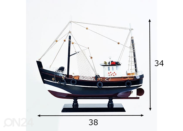 Деревянный Корабль 991 размеры