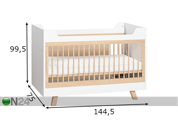 Детская кроватка 4 You 70x140 размеры