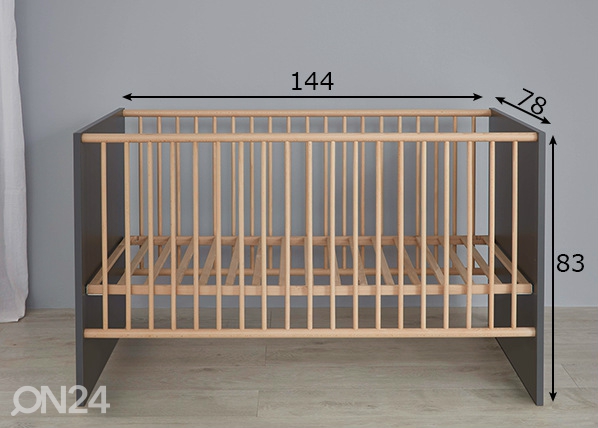 Детская кроватка Mats 70x140 cm размеры