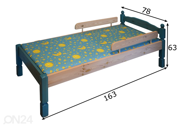 Детская кровать 70x155 cm размеры