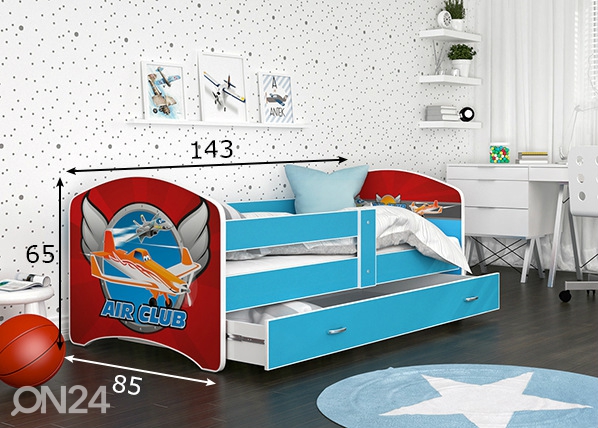 Детская кровать 80x140 cm размеры