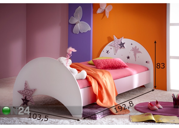 Детская кровать Fairy 90x190 cm размеры