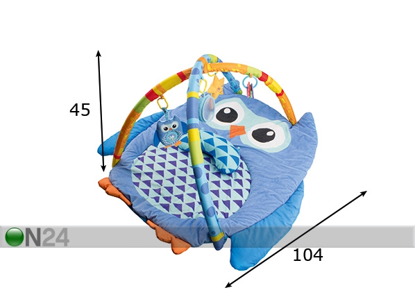 Детский игровой коврик Big Owl размеры