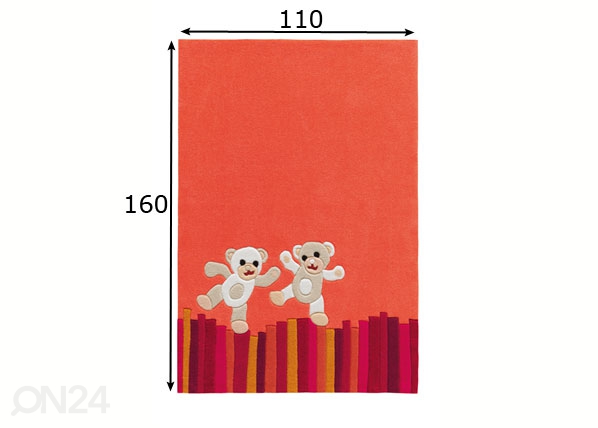 Детский ковер 110x160 cm размеры
