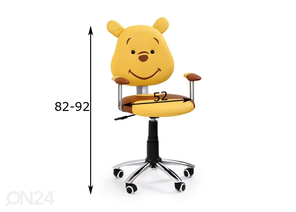 Детский рабочий стул размеры