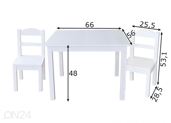 Детский стол и стулья размеры
