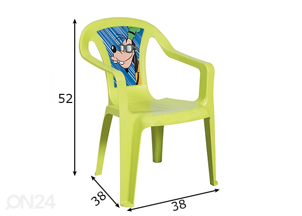 Детский стул Disney Miki размеры