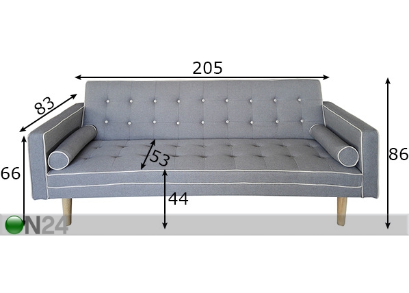 Диван-кровать Sofa размеры