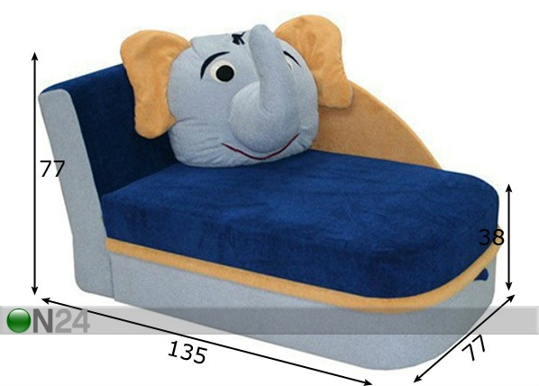 Диван-кровать с ящиком для белья Bimbo размеры