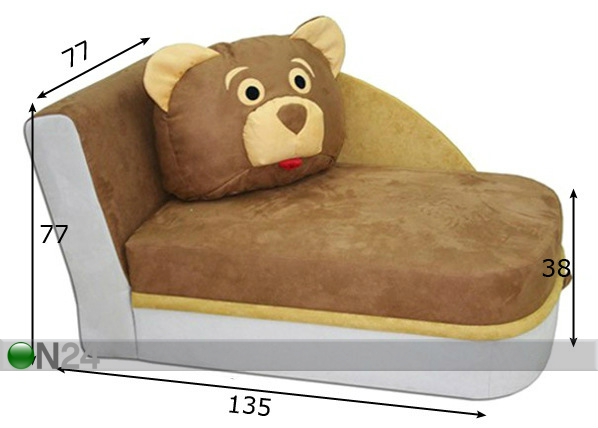 Диван-кровать с ящиком для белья Mедведь размеры