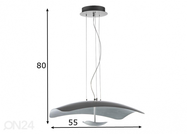 Дизайн светильник Eclipse размеры